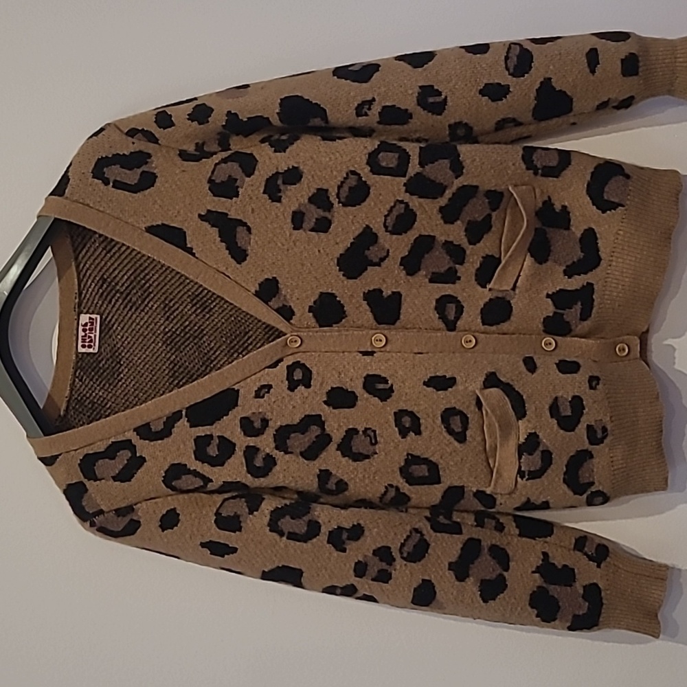 Opening Ceremony Leopard Print Cardigan